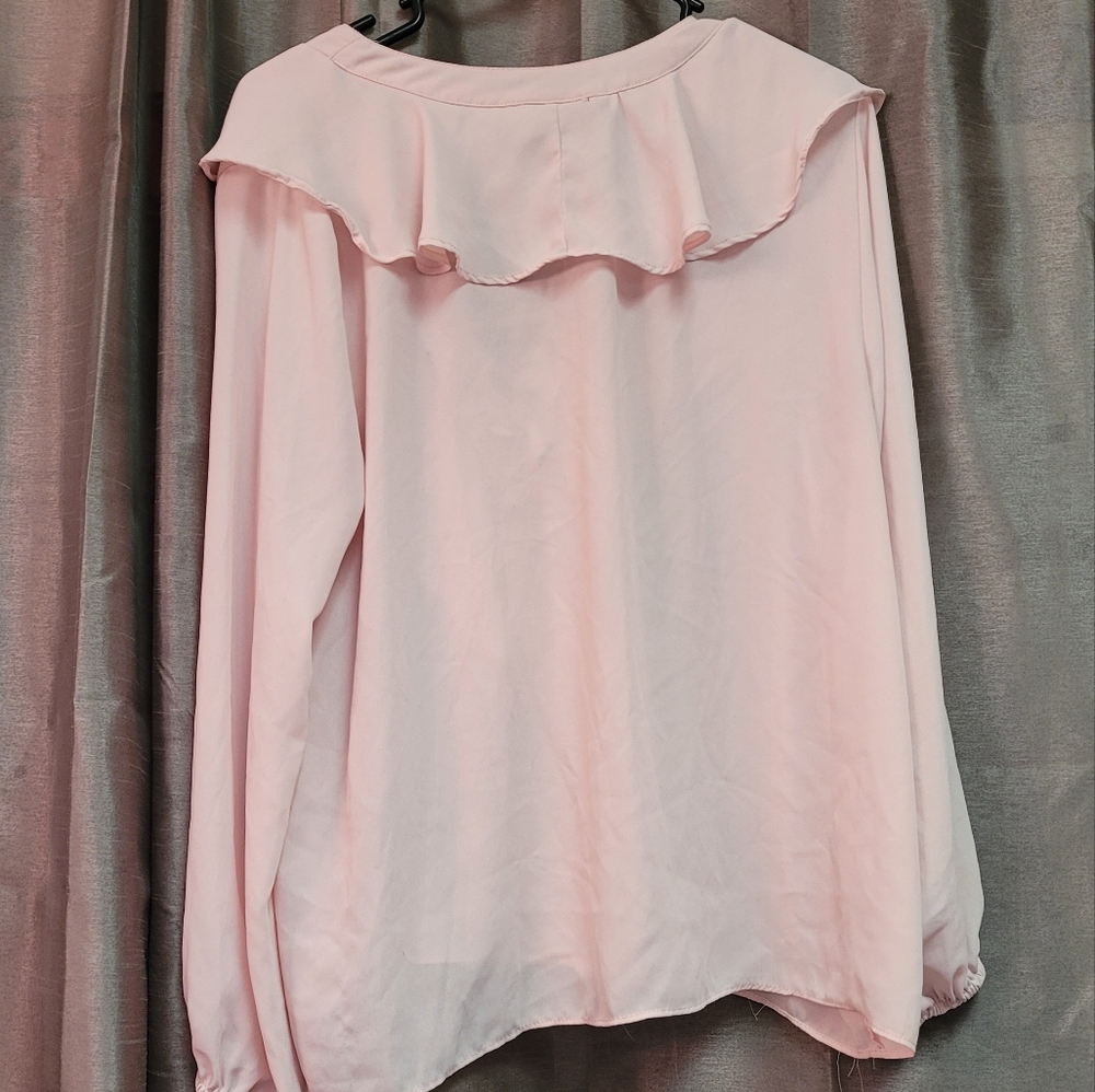 Gauzey Ruffle Blouse - Picture 2 of 5